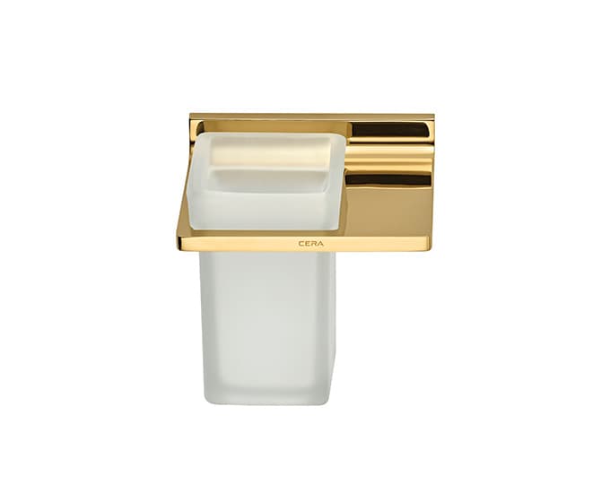 Saber Tooth Brush Holder | Chrome Finish