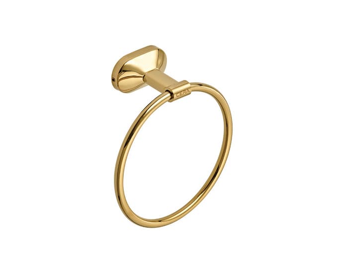 Icon Towel Ring | French Gold Finish | Round shape