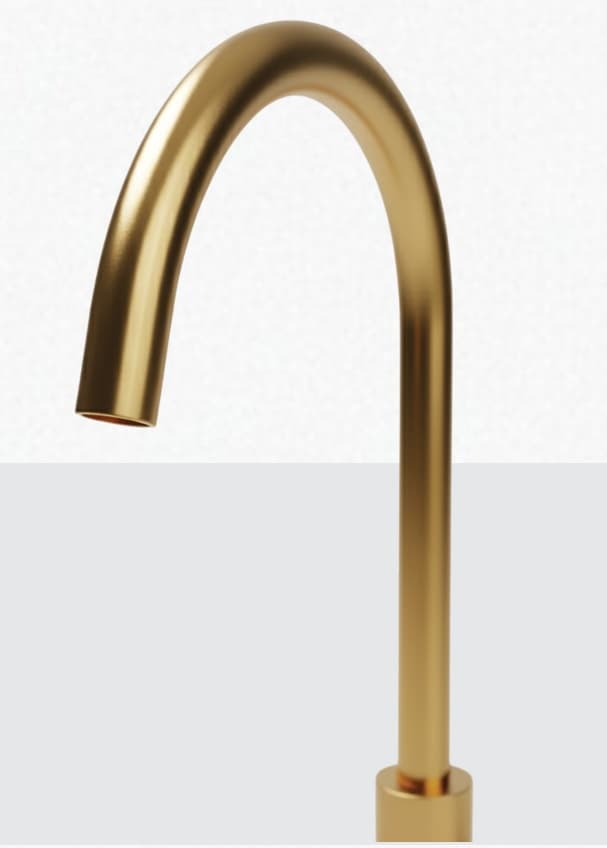 Designer Basin Mixer Floor Mounting (Hot & Cold Water) | Size: 750x335x95mm | Finish: Gold