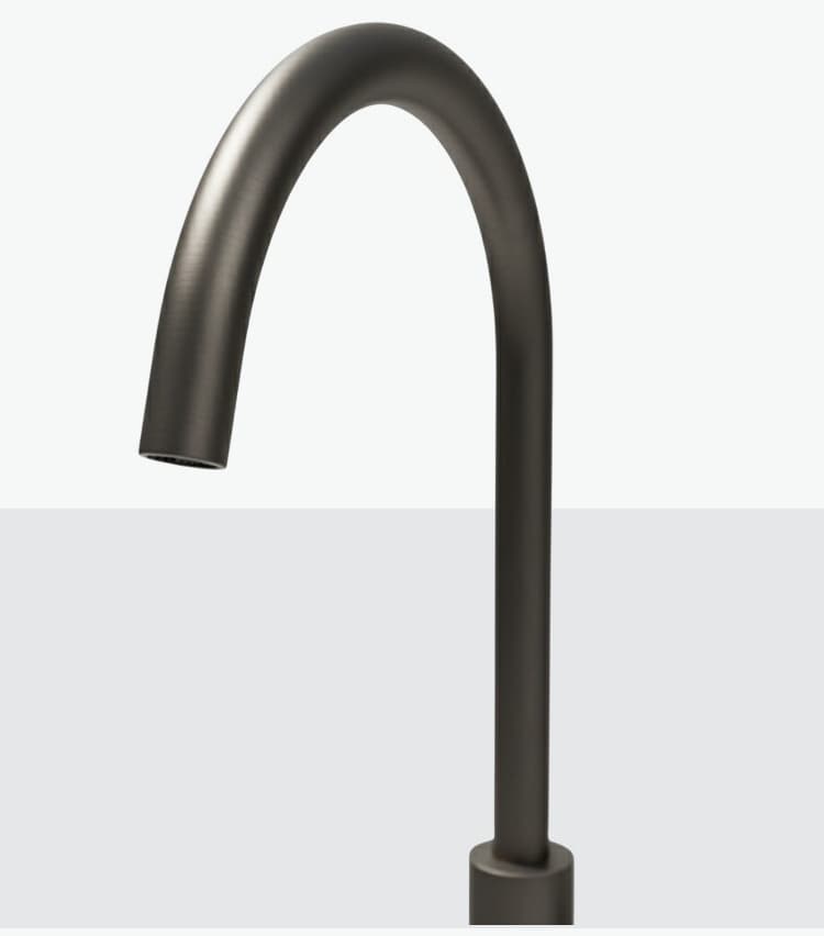 Designer Basin Mixer Floor Mounting (Hot & Cold Water) | Size: 750x335x95mm | Finish: Gun Metal