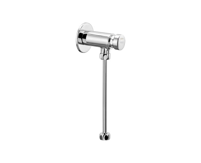 Self Closing Angle Cock Pressmatic for Urinal | With Wall Flange and 200 mm Connecting Pipe | Chrome Finish