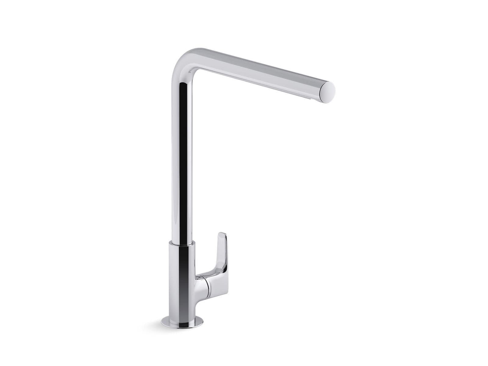 Cuff Sink Cock (Cold Water Only) (Table Mounted) | Chrome Finish | With 165 mm Long Swivel Spout | For Kitchen use