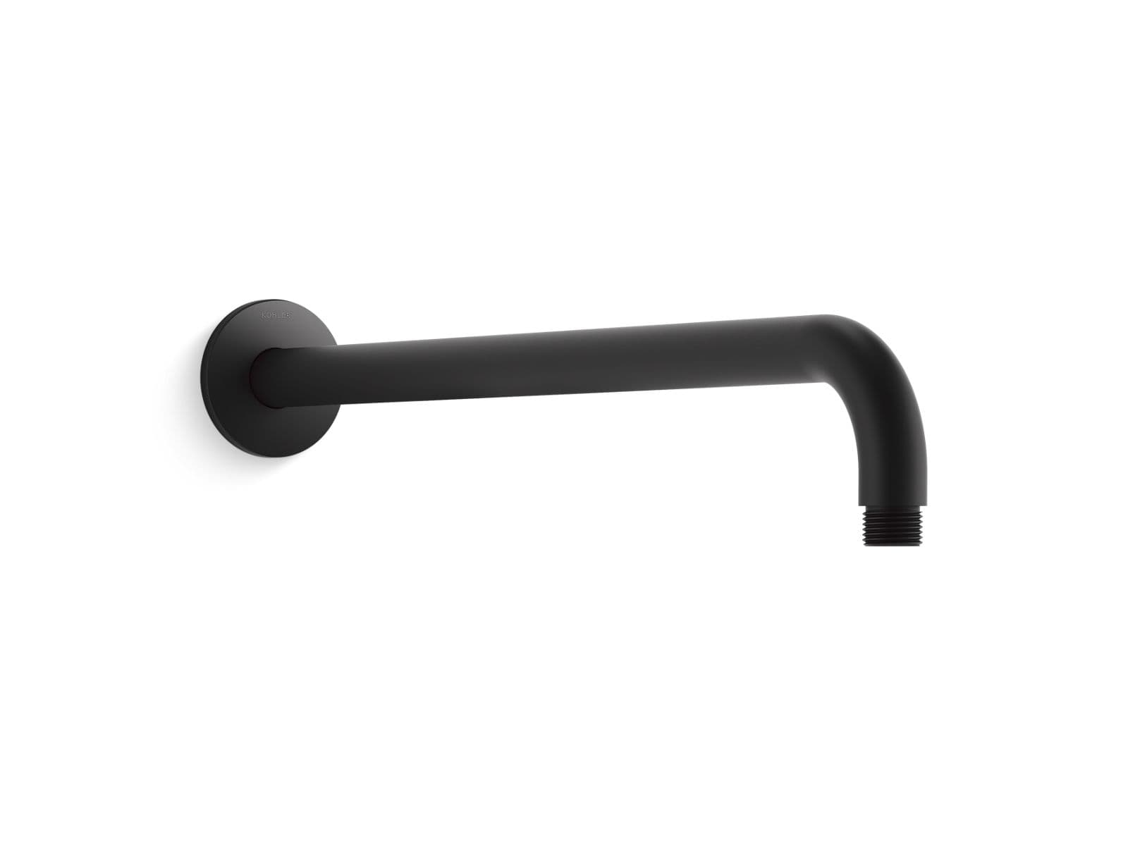 Overhead Shower Arm Round 190 mm (7") with Wall Flange | Brass | Brushed Bronze Finish