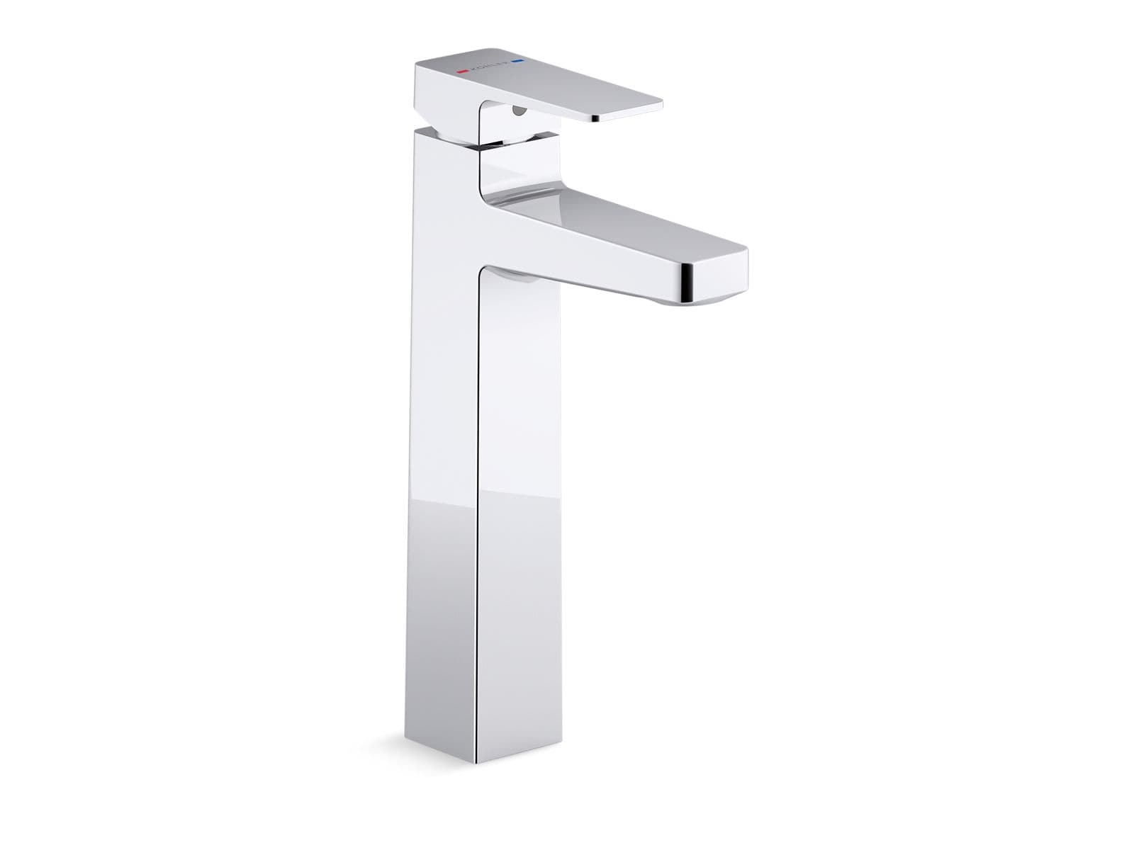Parallel Single Lever Basin Mixer (Hot & Cold Water) | Brushed Bronze Finish | With 262 mm (10.3") Extended Body, 135 mm Spout Length and 600 mm Braided Connection Pipe