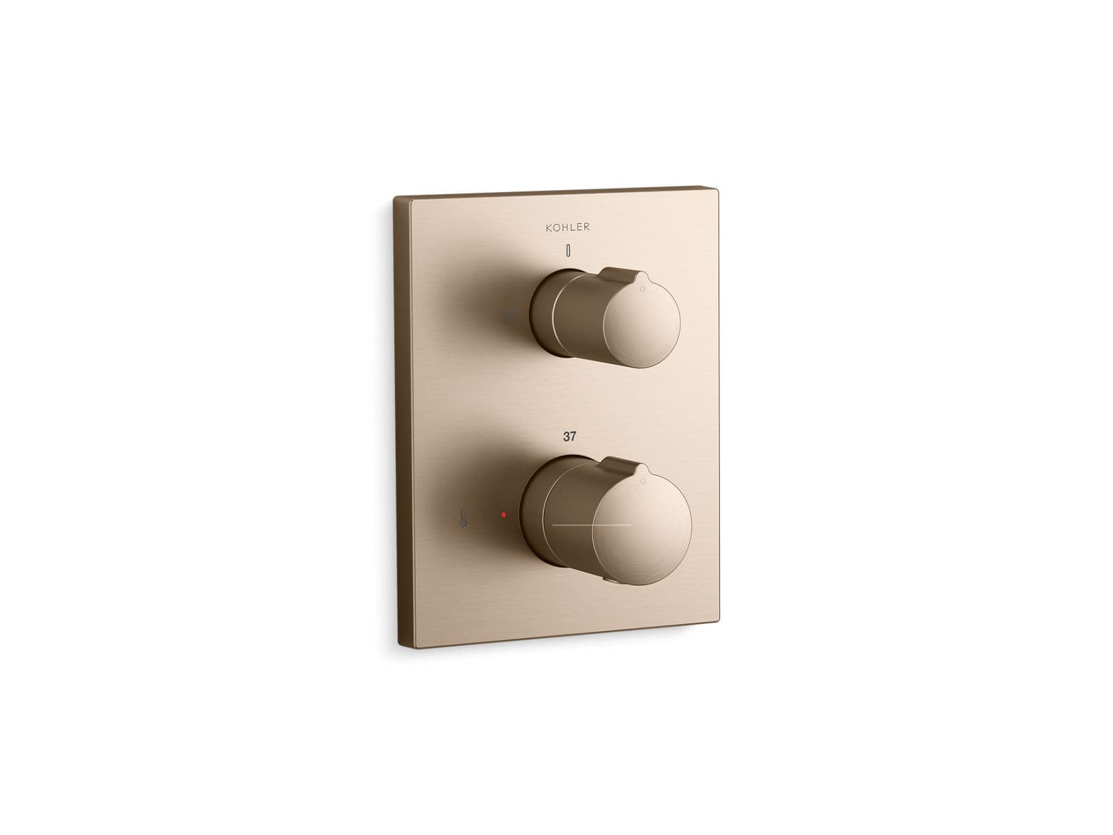 Anthem Concealed Part for 3 Outlets Single Lever Thermostatic Concealed Diverter | Finish Not Applicable | Compatible with Exposed Parts K-26347IN-9-BV, K-26347IN-9-CP, K-26347IN-9-AF, K-26347IN-9-BL, K-26347IN-9-RGD sold separately