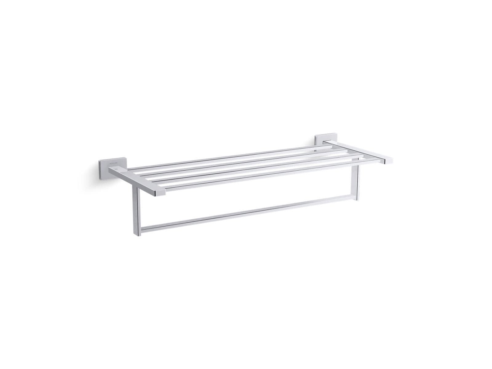 Towel Rod | Square 610 mm | Brushed Bronze Finish