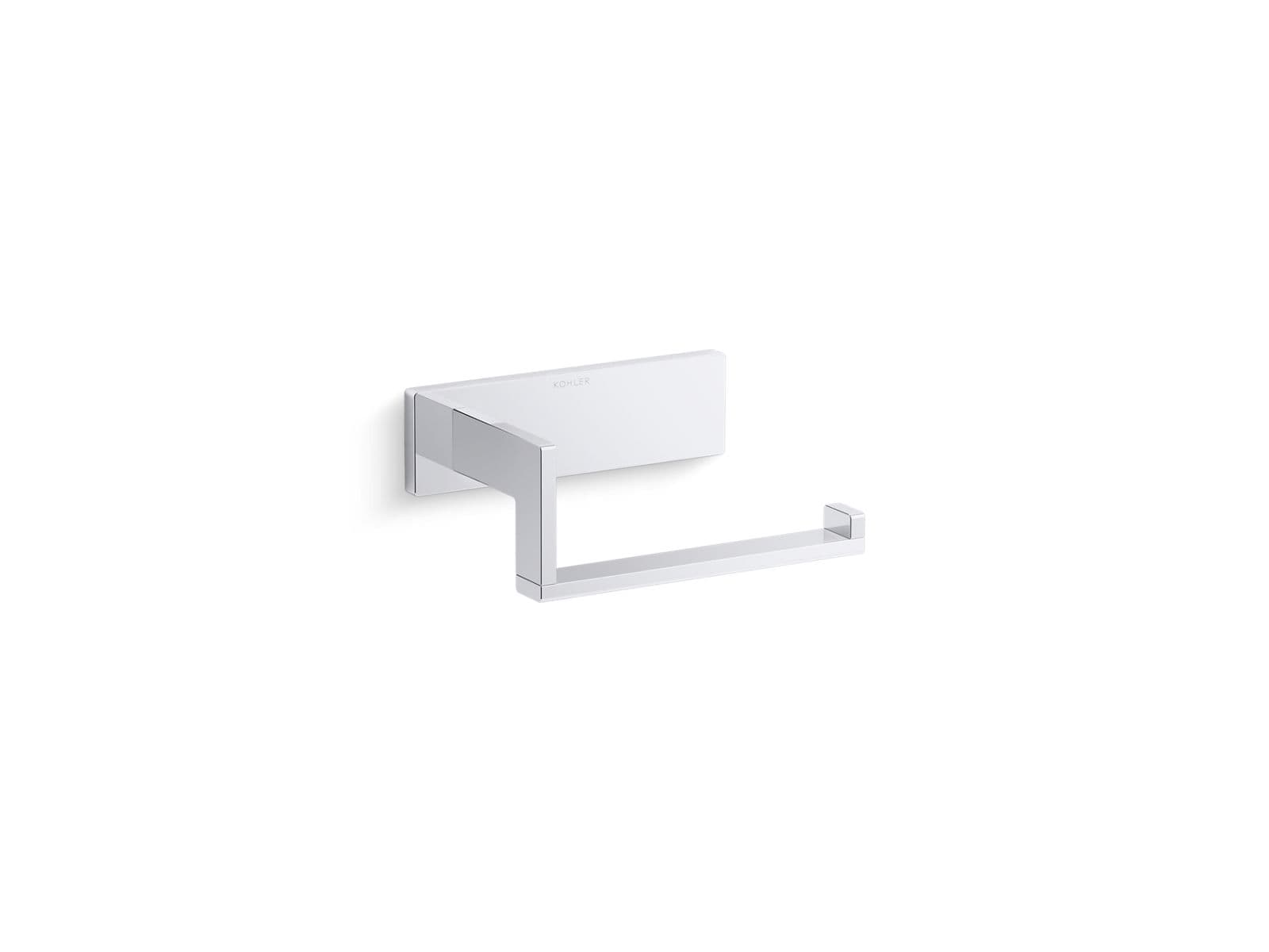 Toilet Paper Holder Square | Chrome Finish