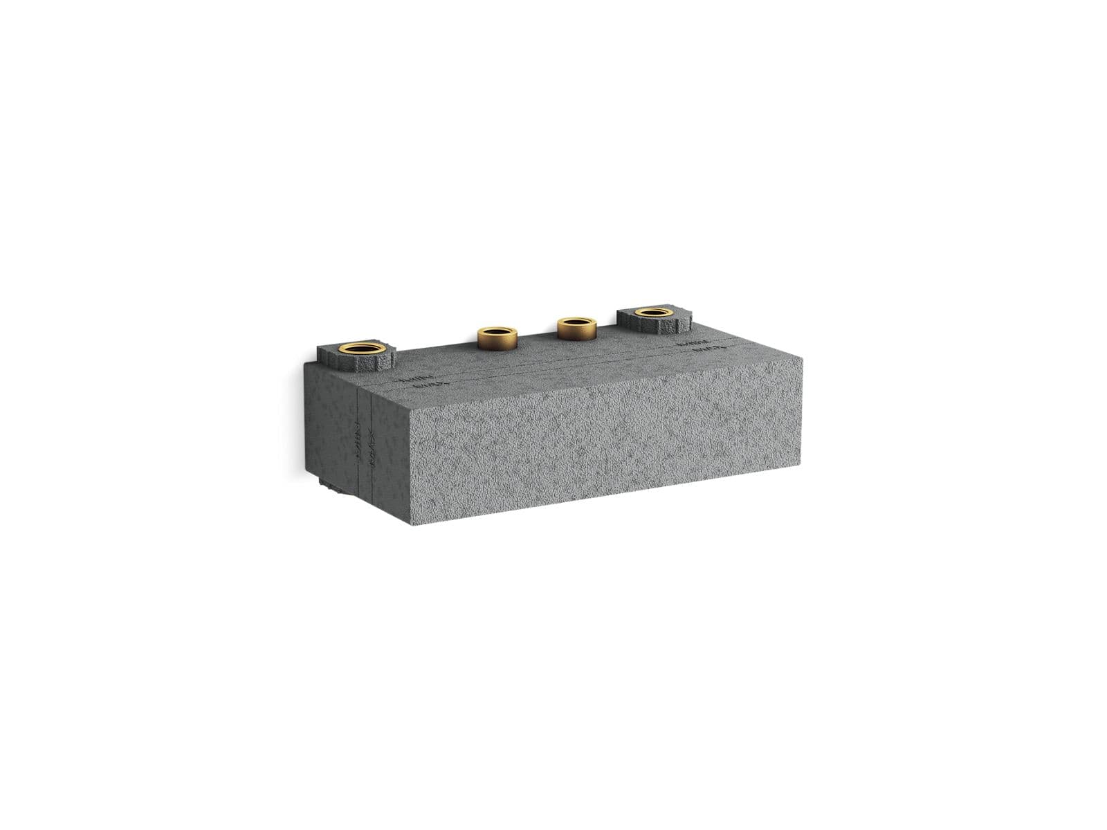 Anthem Concealed Part for 4 Outlets Single Lever Thermostatic Concealed Diverter | Finish Not Applicable | Compatible with Exposed Parts K-26348IN-9-BV, K-26348IN-9-CP, K-26348IN-9-AF, K-26348IN-9-BL, K-26348IN-9-RGD sold separately