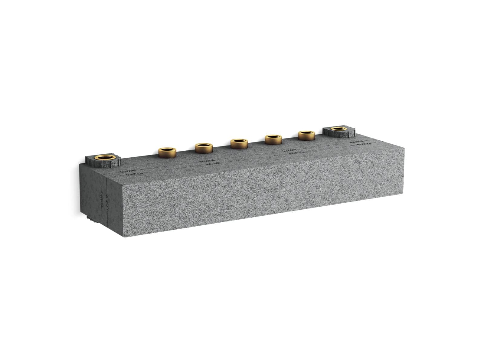 Anthem Exposed Part for 3 Outlets Single Lever Thermostatic Concealed Diverter | Brushed Bronze Finish | Compatible with Concealed Part (K-26341IN-NA sold separately)
