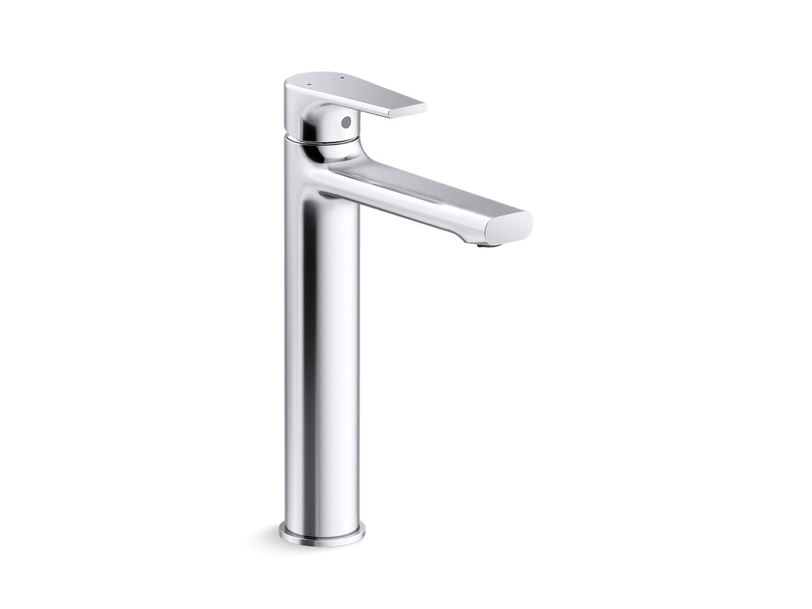 Fluence Single Lever Basin Mixer (Hot & Cold Water) | Brushed Bronze Finish | With 257 mm (10.1") Extended Body, 171 mm Spout Length and 600 mm Braided Connection Pipe
