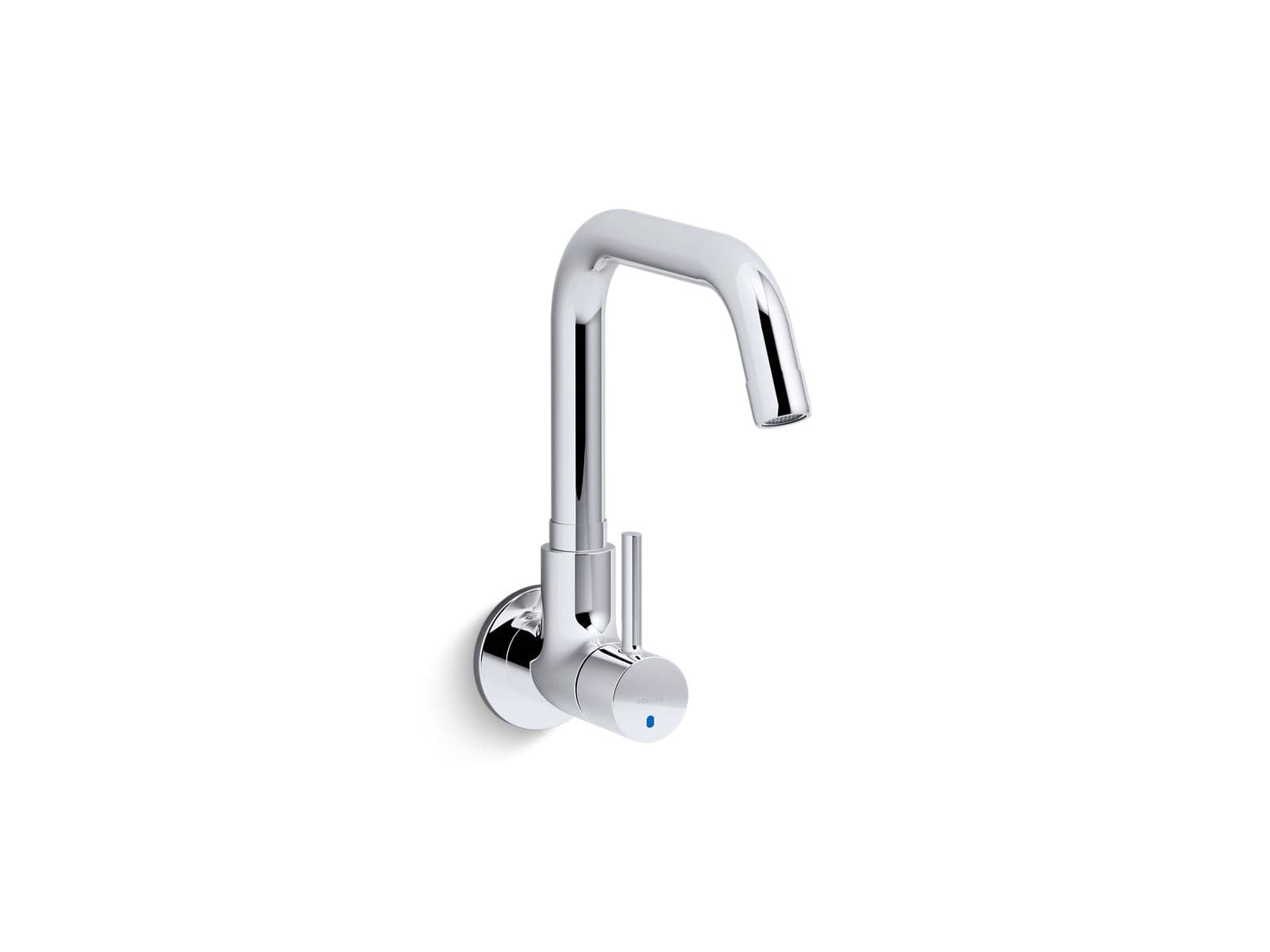 July Sink Cock (Cold Water Only) (Table Mounted) | Chrome Finish | With 221 mm Long Swivel Spout | For Kitchen use