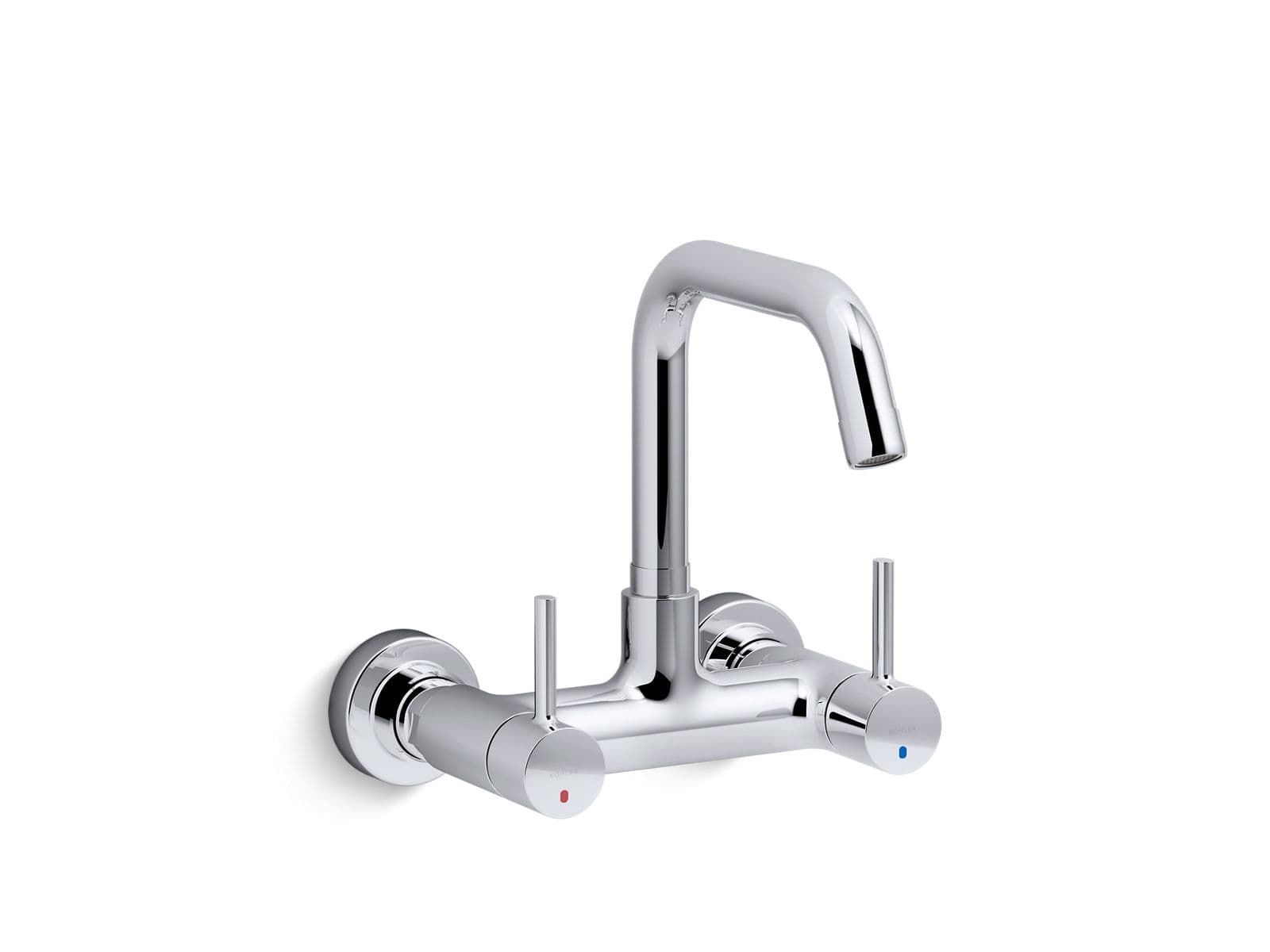 Elate Sink Mixer (Hot & Cold Water) (Table Mounted) | Chrome Finish | With 229 mm Long Swivel Spout | For Kitchen use