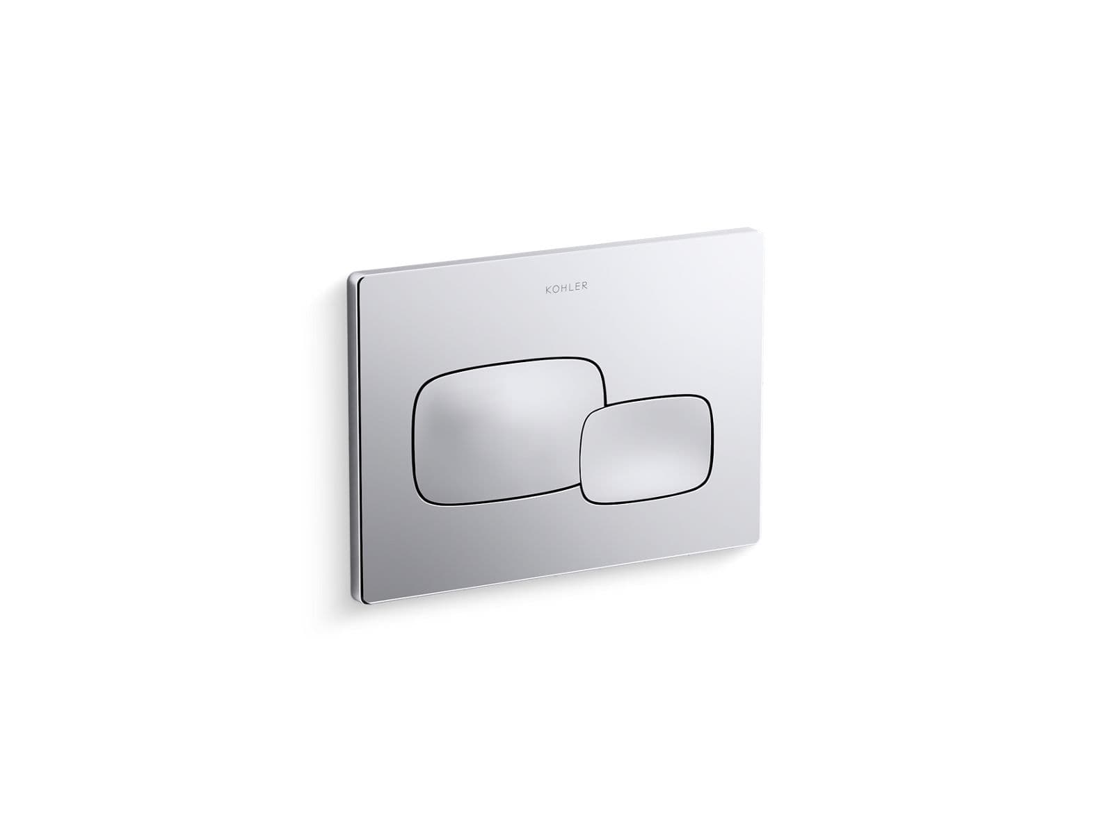 Lynk™ Pneumatic Dual-Flush Faceplate | Black Finish