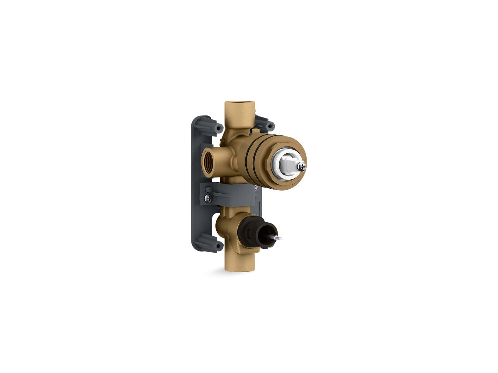 Aqua Turbo 360 Concealed Part for High Flow Single Lever Concealed Diverter | Chrome Finish | Compatible with Exposed Parts K-38890IN-4FP-CP, K-99925IN-4FP-CP sold separately