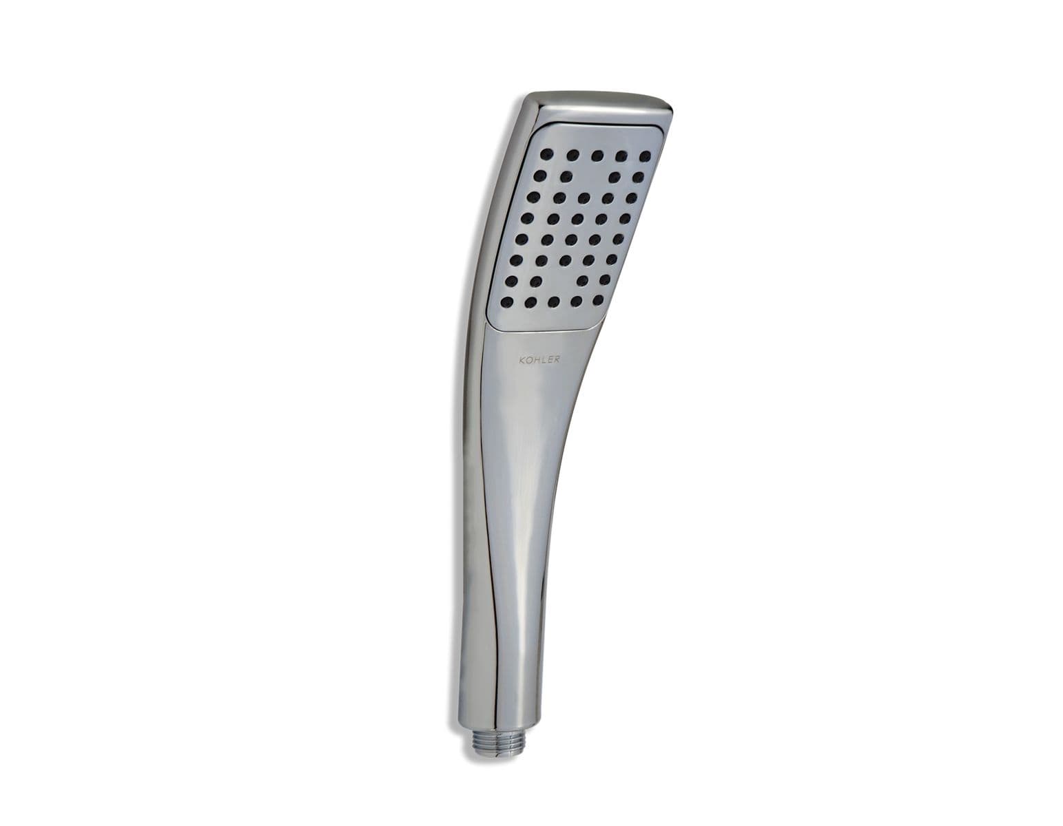Hand Shower 98 mm Square (4") with 1 Flow | Brushed Bronze Finish | ABS Body | With Hose | Compatible with Hand Shower Holder (K-9038IN-BV sold separately)