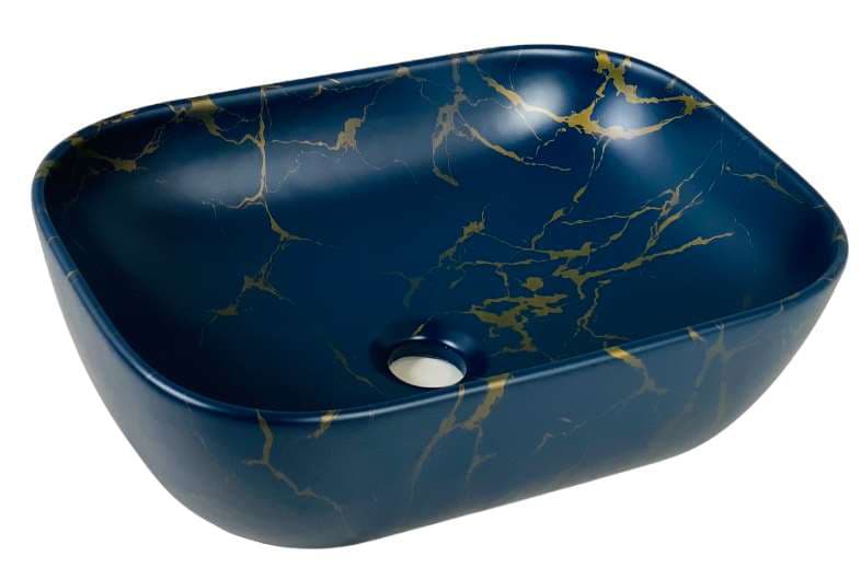 Designer Wash Basin | Table Top | Size: 455x325x125mm | Without Tap Hole