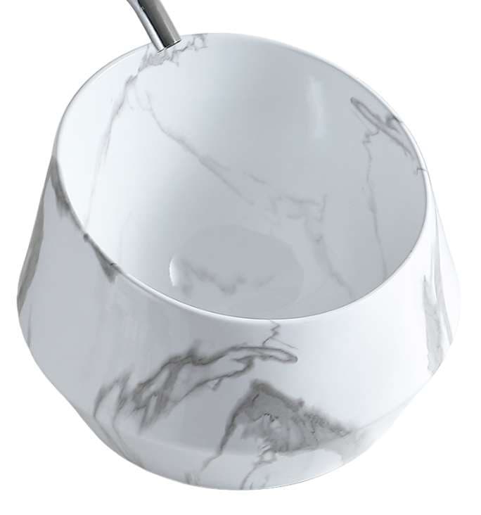 Designer Wash Basin | Table Top | Size: 450x450x315mm | Matt | Without Tap Hole