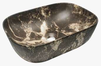 Designer Wash Basin | Table Top | Size: 455x325x135mm | Matt | Without Tap Hole