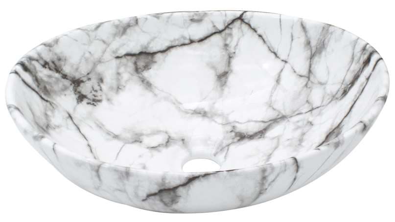 Designer Wash Basin | Table Top | Size: 410x340x140mm | Glossy | Without Tap Hole