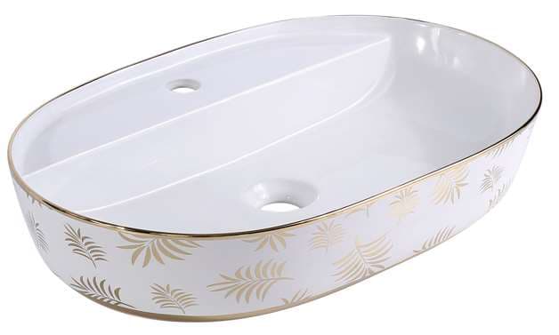 Designer Wash Basin | Table Top | Size: 600x425x150mm | With Tap Hole