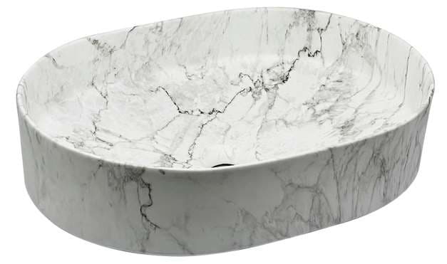 Designer Wash Basin | Table Top | Size: 500x370x135mm | Matt | Without Tap Hole