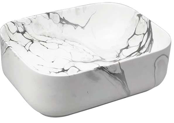 Designer Wash Basin | Table Top | Size: 400x300x140mm | Glossy | Without Tap Hole