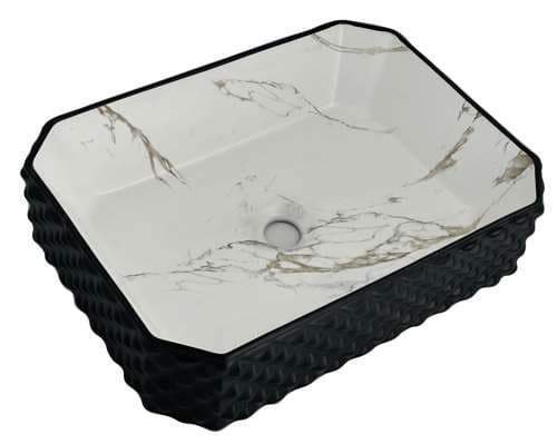 Designer Wash Basin | Table Top | Size: 505x380x135mm | Without Tap Hole