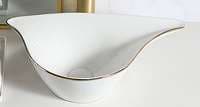 Designer Wash Basin | Wall Hung | Size: 500x300x145mm | Glossy | Without Tap Hole