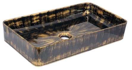Designer Wash Basin | Table Top | Size: 600x350x110mm | Glossy | Without Tap Hole
