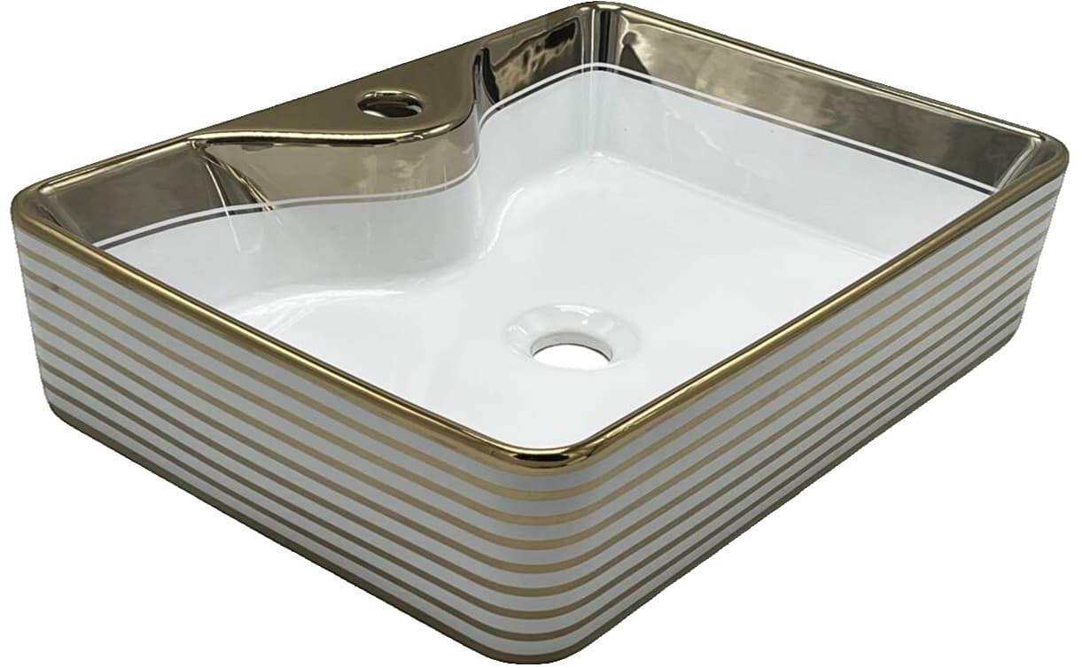 Designer Wash Basin | Table Top | Size: 480x370x135mm | With Tap Hole