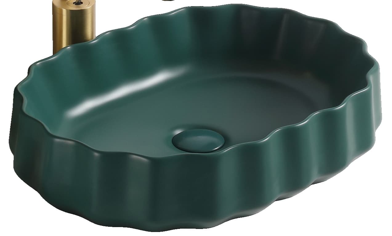 Designer Wash Basin | Table Top | Size: 500x370x145mm | Without Tap Hole