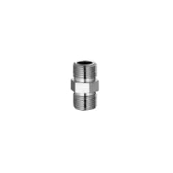 Hex Nipple Brass 1/2 Inch | Allied Series | Hex Body Threaded Nipple Design | Allows Stronger Tool Grip During Installation | Compact Brass Connector For Pipe Joints