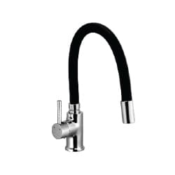 Sink Cock | Table Mounted Sink Tap | Flair Series | Flexible Neck Faucet With Durable Brass Construction And Chrome Body | Offers Easy Directional Water Flow On Kitchen Counters