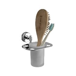 Tooth Brush Holder | Flair Series | Wall Mounted Holder With Durable Finish | Keeps Brushes And Bathroom Items Organized