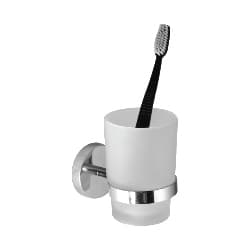 Tooth Brush Holder | Glare Series | Wall Mounted Holder With Durable Finish | Keeps Brushes And Bathroom Items Organized