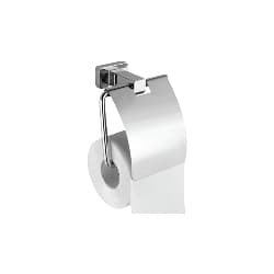 Toilet Paper Holder With Flap | Lyrio Series | Roll Holder With Smooth Access Design | Makes Tissue Roll Easy To Use And Replace