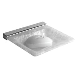 Soap Dish | Orna Series | Premium Holder With Easy Drain Design | Keeps Soap Dry Clean And Ready To Use