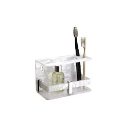 Tooth Brush Holder | Orna Series | Wall Mounted Holder With Durable Finish | Keeps Brushes And Bathroom Items Organized