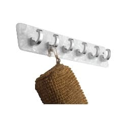 4 Knob | Orna Series | Strong Wall Mounted Hook Design | Holds Towels Clothes Or Accessories Securely