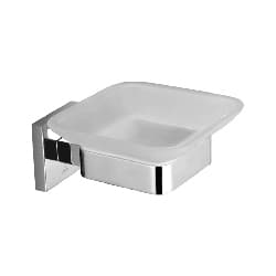 Soap Dish | Squaro Series | Premium Holder With Easy Drain Design | Keeps Soap Dry Clean And Ready To Use
