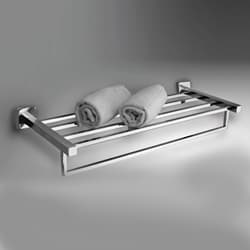 Towel Rack 18 | Squaro Series | Wall Mounted Rack With Durable Finish | Keeps Towels Folded And Easy To Access