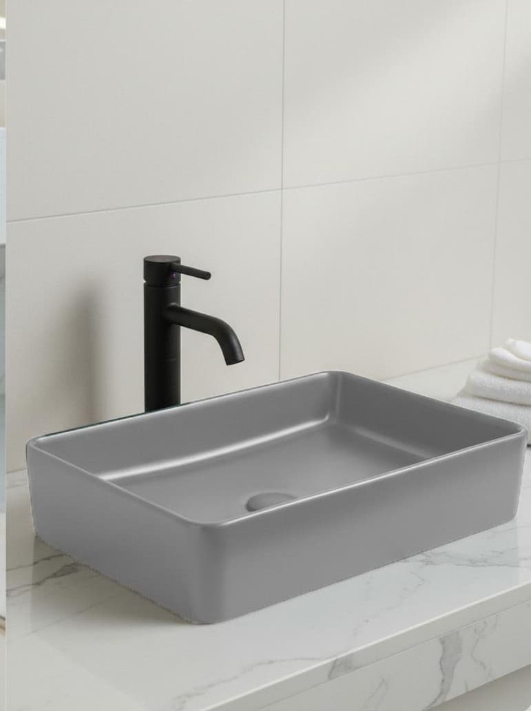 Designer Wash Basin | Table Top | Size: 500x400x135mm | Recommended Buy: PS-2522 Designer Wall Hung Toilet (sold separately) — image 1