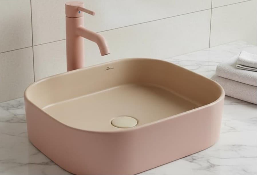 Designer Wash Basin | Table Top | Size: 450x380x110mm | Finish: Matte — image 1