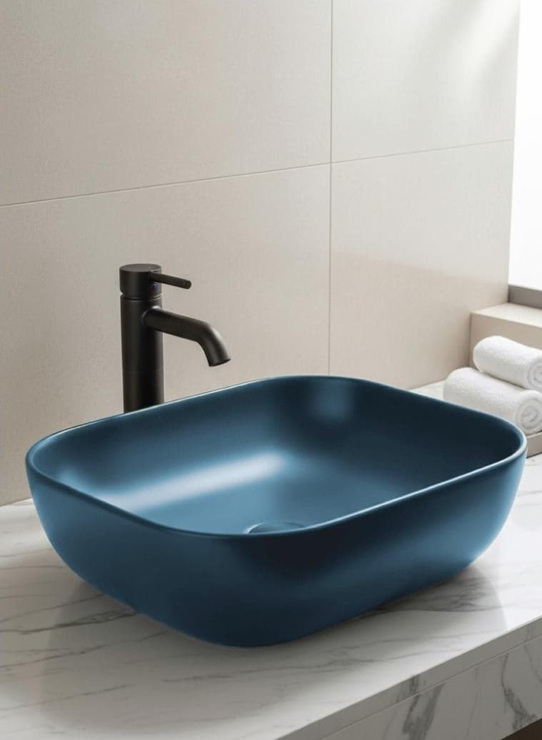 Designer Wash Basin | Table Top | Size: 500x340x110mm | Recommended Buy: PS-1511 Designer Wall Hung Toilet (sold separately) — image 1