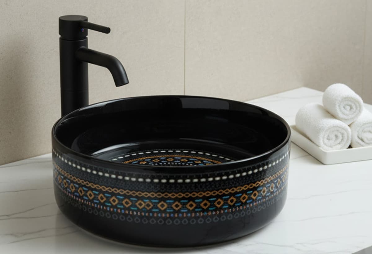 Designer Wash Basin | Table Top | Size: 400x400x120mm | Finish: