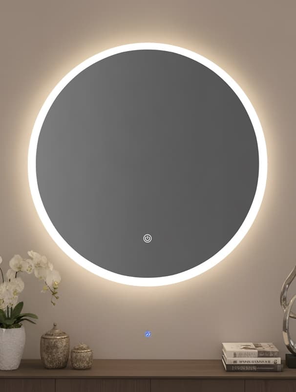 Designer LED Mirror | Size: 700x700mm