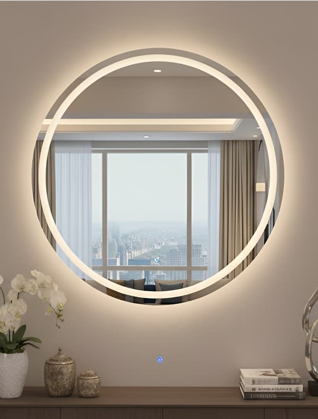Designer LED Mirror | Size: 700x700mm — image 1