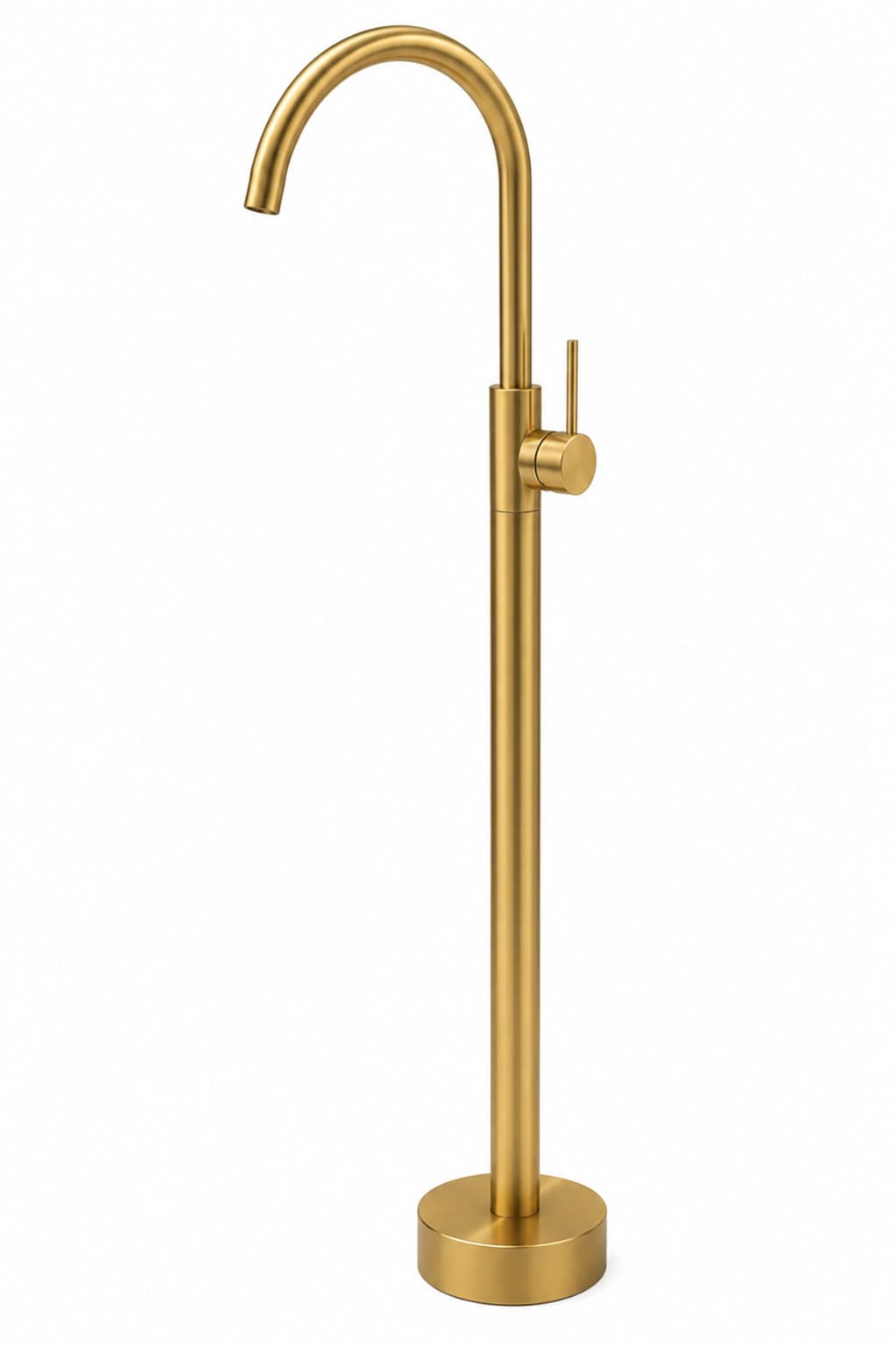 Designer Basin Mixer Floor Mounting (Hot & Cold Water) | Size: 750x335x95mm | Finish: Gold