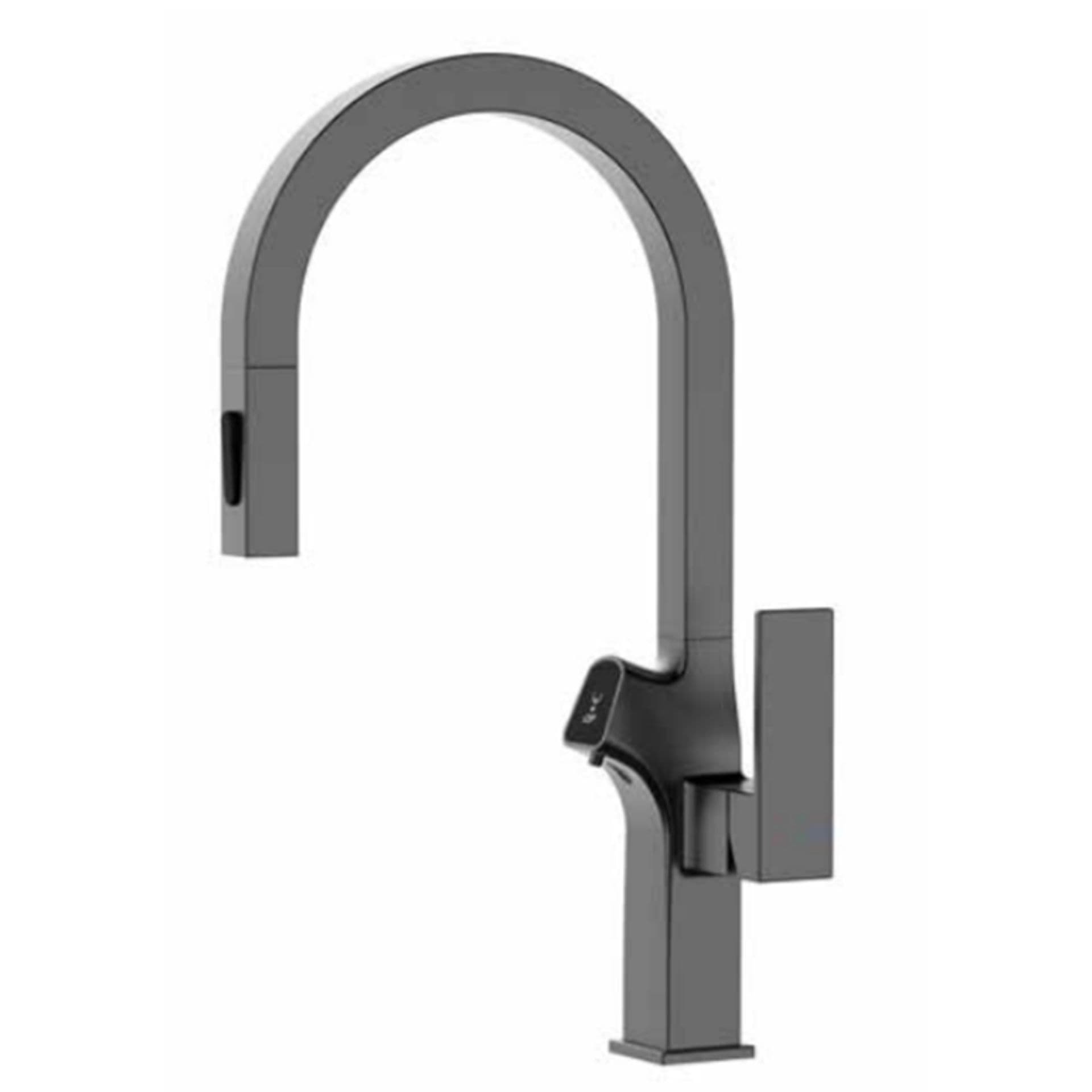 Kitchen Faucet Pull Out Type (Hot, Cold, RO & Soap) | Finish: Gun Metal