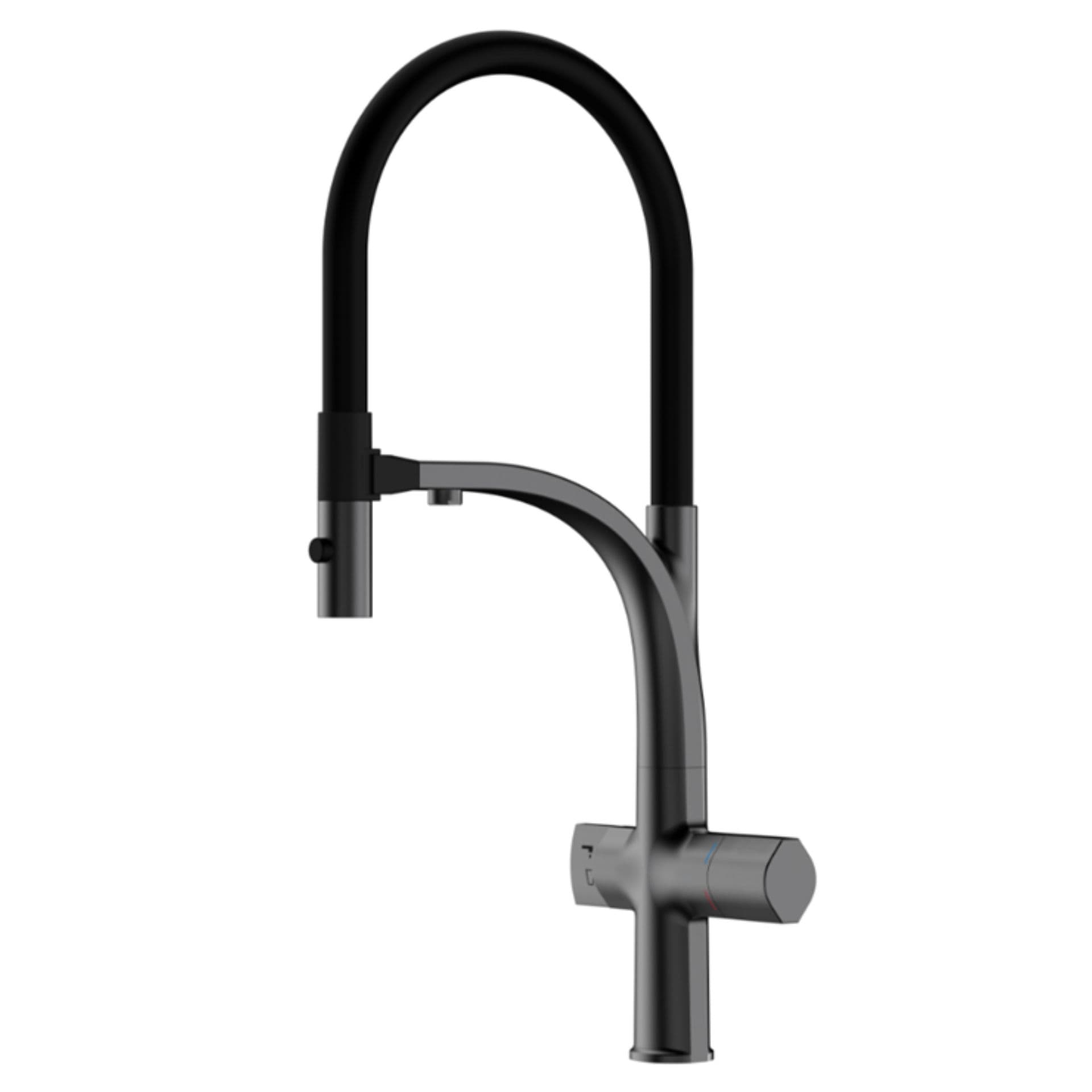 Kitchen Faucet Pull Out Type (Hot, Cold & RO) | Finish: Gun Metal